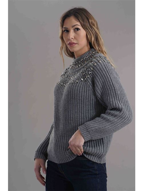 Maglia con strass Try Me | 5048GREU